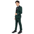 New Stacy Adams Boys Black Tuxedo Set, 5-Piece Black Shawl Collar