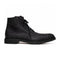 Marco Di Milano Leoni Oil Black Caiman Crocodile Lace-Up Boots