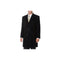 Black Cashmere Blend Pronto Moda 3 Button 'Ram' - Cashmere Topcoat - Mens Cashmere Overcoat - Cashmere Coat
