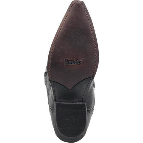 Laredo Laramie Black Genuine Leather Men's Western Boots