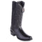 Los Altos Exotic Black Teju Lizard Boots