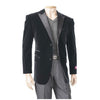 Black Men's Big And Tall Blazers Velvet Velour Clearance