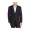 Black Men's Two Button Notch Lapel Single Breasted Blazer