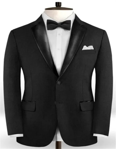 Latest Black Suits for Wedding Tuxedos Groom Wear Groomsmen Outfit Man Blazers
