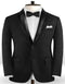 Latest Black Suits for Wedding Tuxedos Groom Wear Groomsmen Outfit Man Blazers