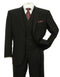 Pleated Suit - Mens Suits With Pleated Pant -  Regular Fit Suit - Black Suit
