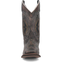 Laredo Spellbound Black Tan Broad Square Toe Women Boots