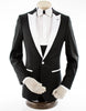 Black and White Tuxedo - Two Toned - Wedding or Prom Besom Pockets Suit