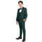 New Stacy Adams Boys Black Tuxedo Set, 5-Piece Black Shawl Collar