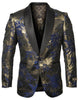 Blue Prom Suit - One Button Blue Homecoming Outfits For Guys