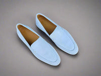 Blue Suede Loafer
