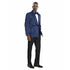 Knot Side Textured Paisley 2pc Tuxedo, Blue