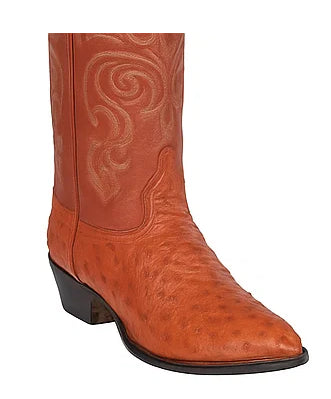 Botas de Avestruz Original Horma Puntal WW-29903