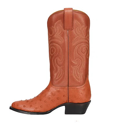 Botas de Avestruz Original Horma Puntal WW-29903