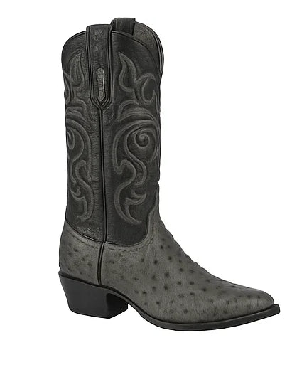 Botas de Avestruz Original Punta Redonda LAB-650309