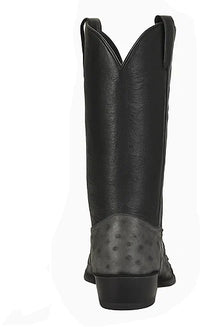 Botas de Avestruz Original Punta Redonda LAB-650309