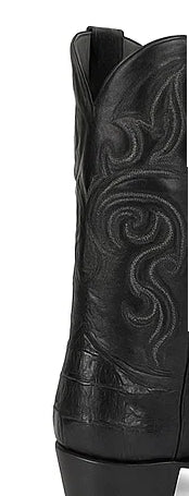 Botas de Cocodrilo Caiman Cola Horma Puntal -C