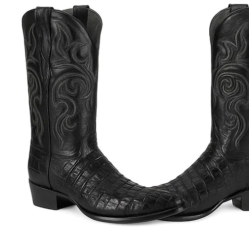 Botas de Cocodrilo Caiman Cola Horma Puntal -C