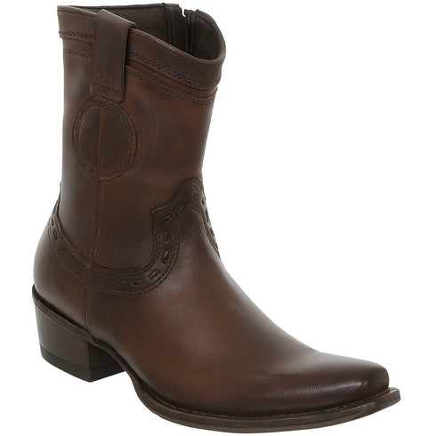 Botas de Cuero Pull Up Corta Horma Dubai LAB-479B3816