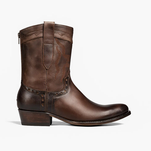 Botas de Cuero Pull Up Corta Horma Dubai LAB-479B3816