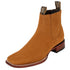 Botines Charros de Gamuza Punta Cuadrada Color Shedron LAB-82B6350