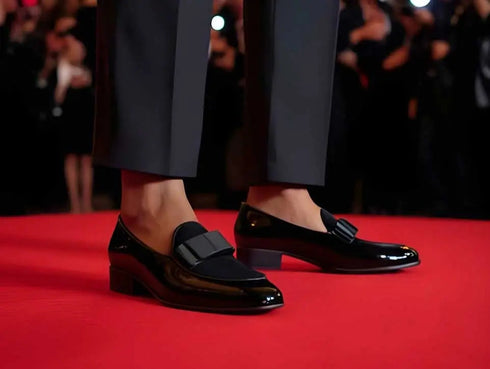 Bow Tie Patent Leather Formal Shoe