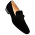 Men's Prima Braided Velvet Black Slip-On By Mezlan Made In Spain Brand