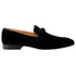 Men's Prima Braided Velvet Black Slip-On By Mezlan Made In Spain Brand