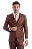 Brown Wedding Suit - Jacket + Pants - Brown Tuxedo - Brown Groomsmen Single Breasted Suit