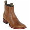 Los Altos Boots - Mens Dress Cowboy Boot - Low Priced Light Brown Short Cowboy Boots- in Light Brown