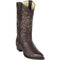 J Toe Cowboy Boots - J Toe Western Boots - Los Altos Boots - Mens Dress Cowboy Boot - Low Priced Brown Cowboy Boots J-Toe- in Brown