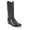 Los Altos Brown Round Toe Glossy Leather Boots