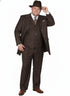 Brown Pinstripe - Zoot Suit
