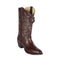 Los Altos Men's Brown Teju Lizard Round Toe Boots