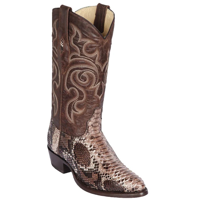 Los Altos Boots - Mens Dress Cowboy Boot - Low Priced Ankle Square Toe Boot - Taupe- in Taupe main image 1
