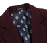 Burgundy Fall/Winter Essential Slim Fit Overcoat Wool Blend