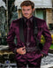 Burgundy Tuxedo - Maroon Burgundy Color - Sateen Fabric Suit - Shiny Tuxedo - Prom Suit - Groom Tuxedos - Burgundy