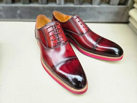 Carrucci Burnished Cap Toe Oxford