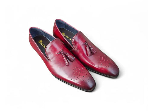 Burnished Wholecut Tassel Loafer Carrucci