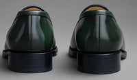 Carrucci Burnished Calfskin Horsebit Loafer