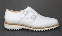 Carrucci Burnished Double Monk Whole Cut Shoe