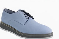 Burnished Lace-up Leather Derby