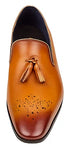 Burnished Wholecut Tassel Loafer