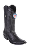 Wild West Botas de Pata de Avestruz Horma Dubai Toe Black