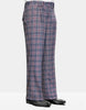 Statement Clothing | Wide Leg Plaid Pants Charcoal