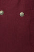 Mens Burgundy Slim Fit Blazer – Sharp Double Breasted Design