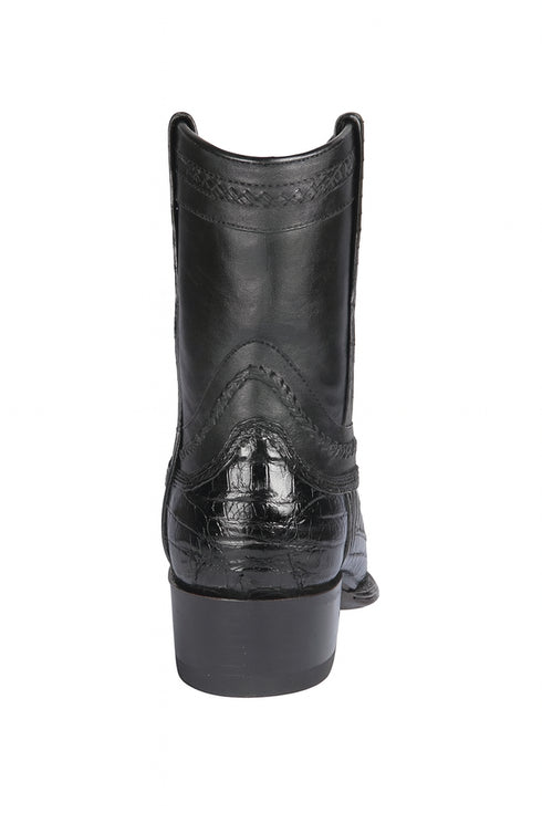Caiman Tail Short Black Boots