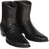 Caiman Tail Short Black Boots