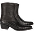 Caiman Tail Short Black Boots