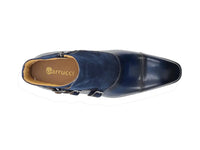 Carrucci Calf & Suede Three Buckles Monk Chukka Boot